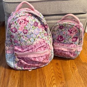 Sweethoney Ridley Backpack and Lunchbox - Violet Carnations